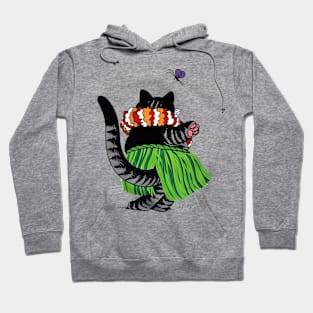 B-Kliban-Cat-Hula-Hawaii Hoodie